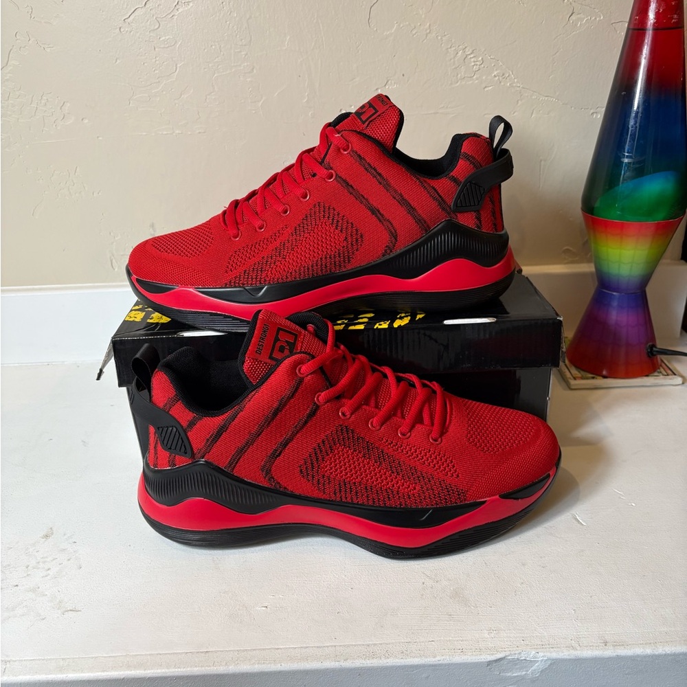 Red Athletic Men's Shoes